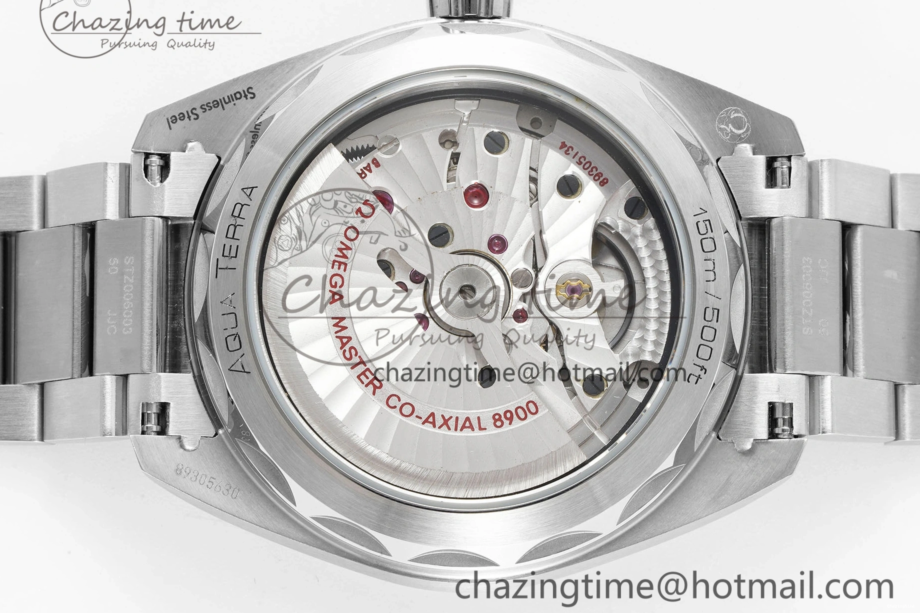 1220 FreshLook Aqua Terra 150M SS JQK 1:1 Best Edition Blue Dial Blue Hand on SS Bracelet A 7831